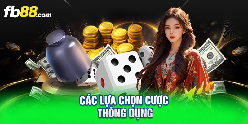 Các lựa chọn cược thông dụng