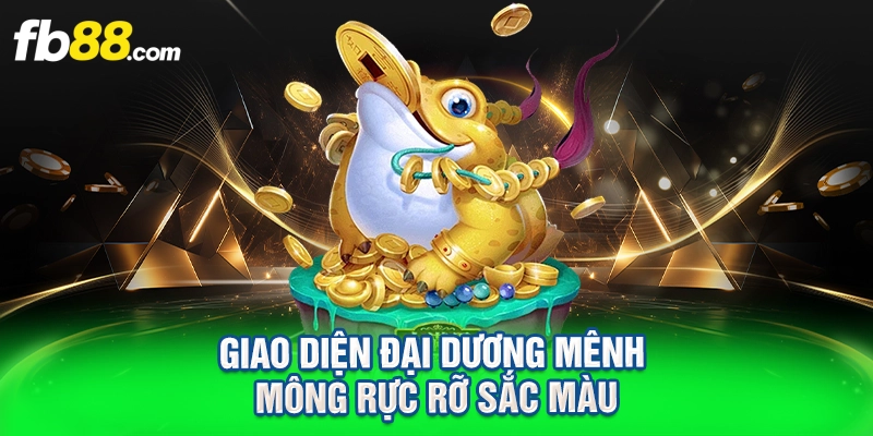 Giao diện đại dương mênh mông rực rỡ sắc màu