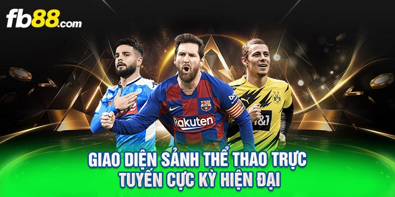 Giao diện sảnh thể thao trực tuyến cực kỳ hiện đại