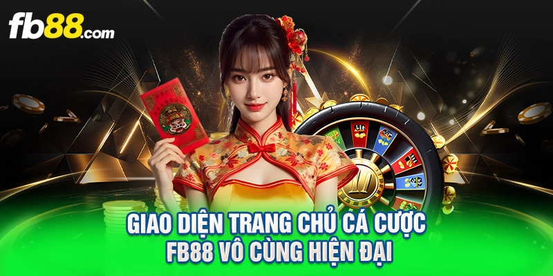 Giao diện trang chủ cá cược FB88 vô cùng hiện đại