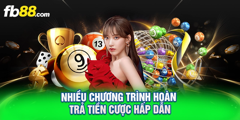 Nhiều chương trình hoàn trả tiền cược hấp dẫn
